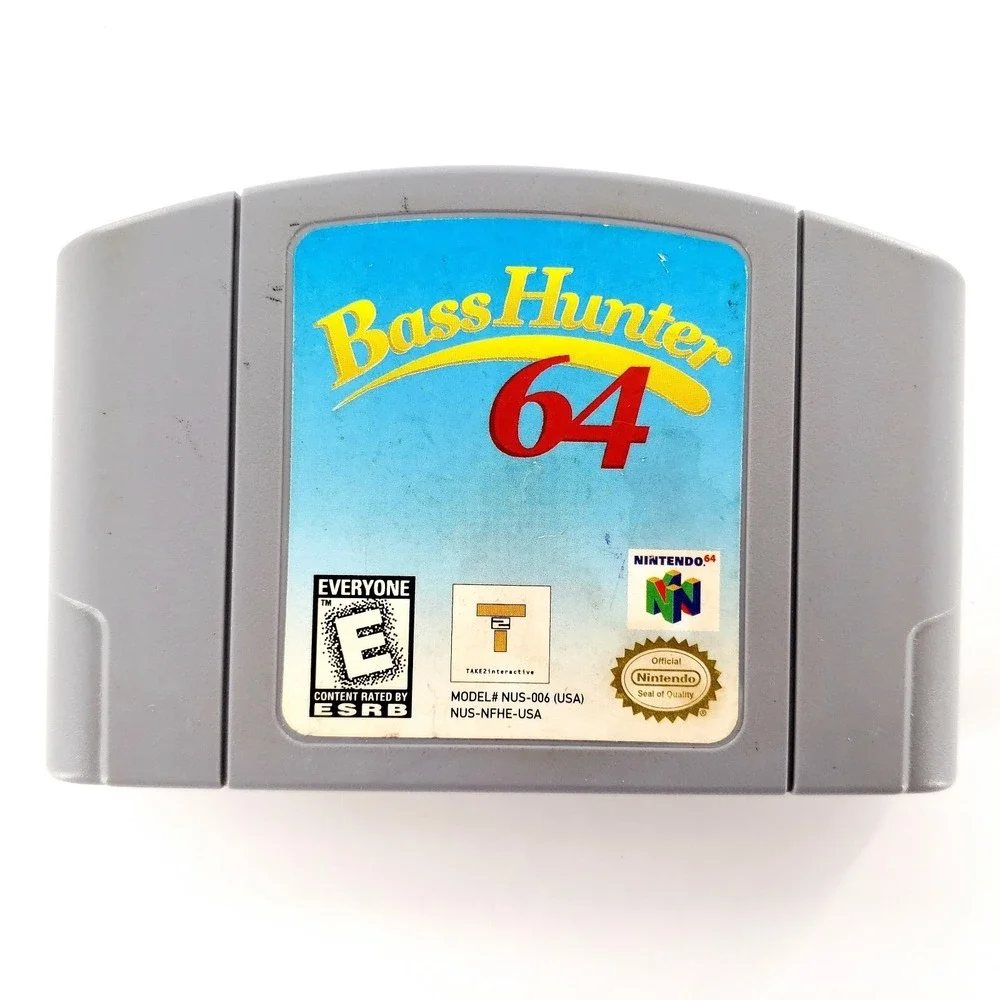 In-Fisherman Bass Hunter 64 (Nintendo 64, 1999) Authentic Cart Only Tested Works
